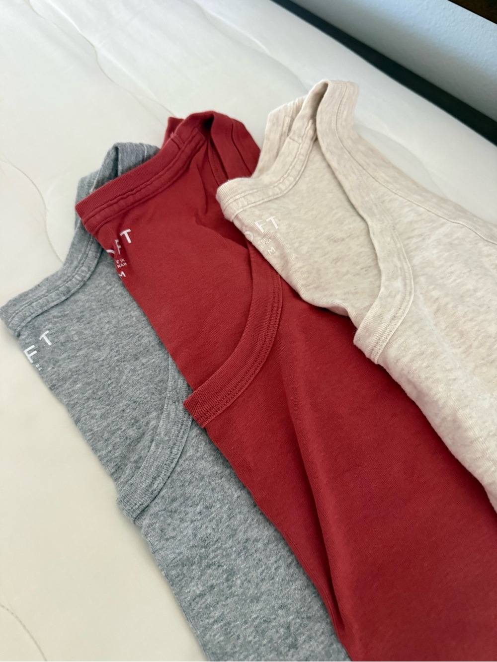 LOFT tank tops ~ Set of 3